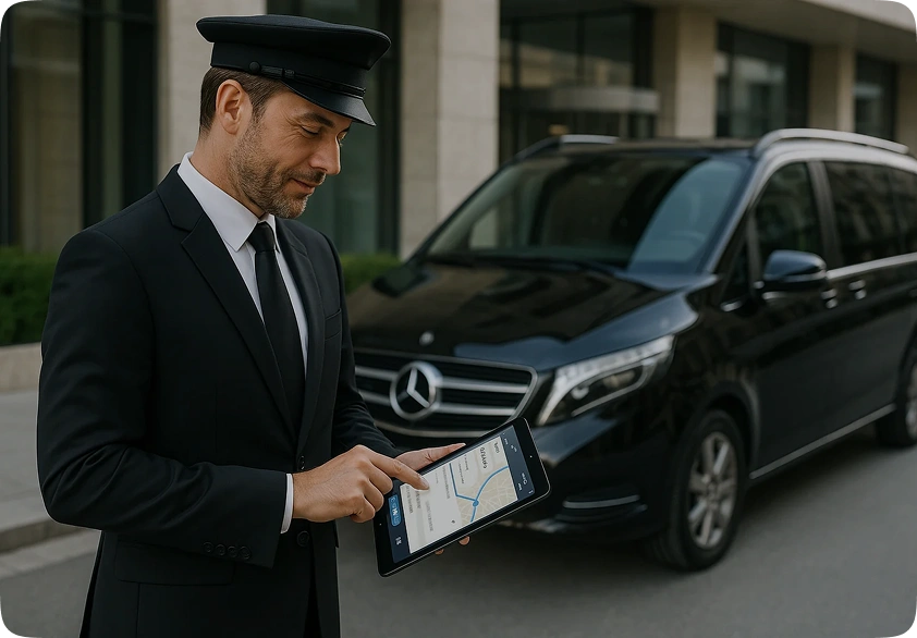 Uber XXL PCO car hire process