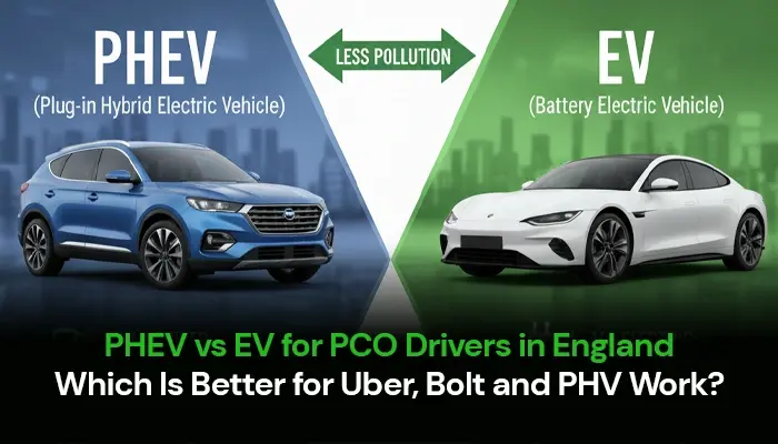 PHEV vs EV for PCO Drivers in England Which Is Better for Uber, Bolt and PHV Work
