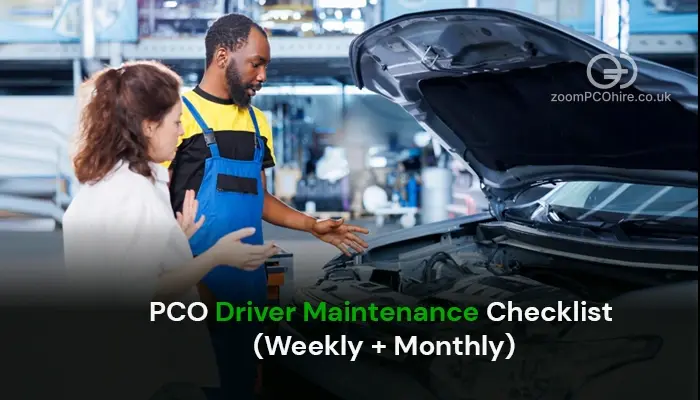 PCO Driver Maintenance Checklist (Weekly + Monthly)