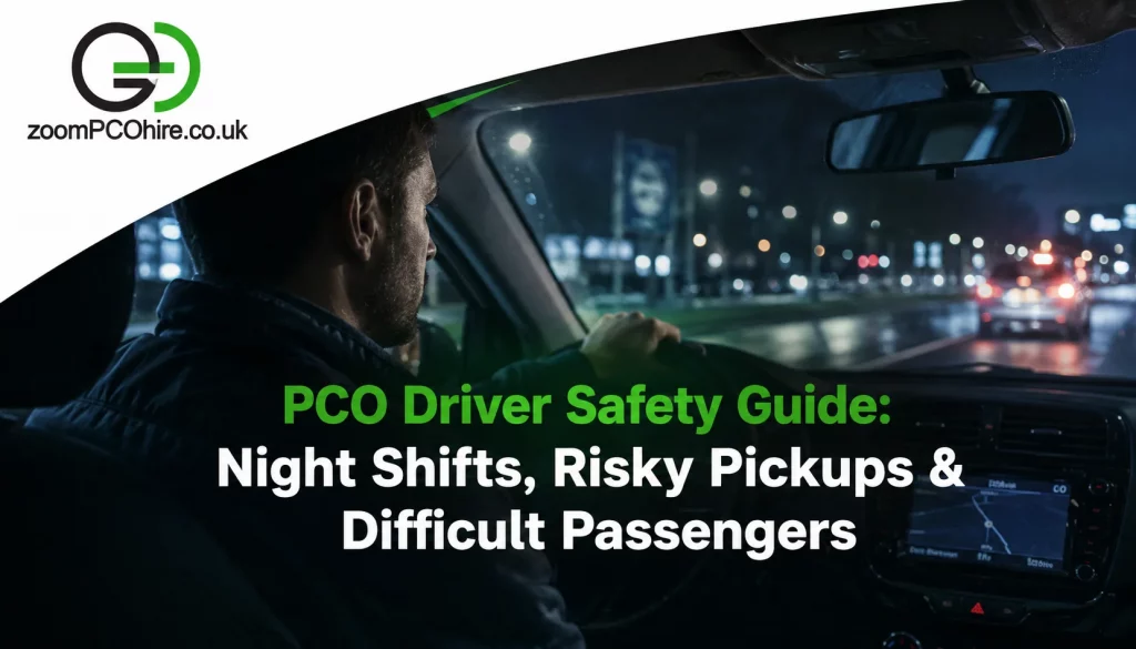 PCO Driver Safety Guide: Night Shifts, Risky Pickups & Difficult Passengers
