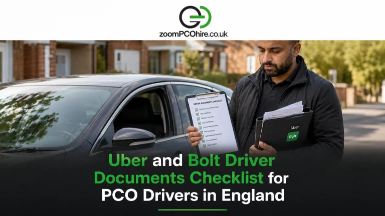 Uber & Bolt Documents Checklist for PCO Drivers