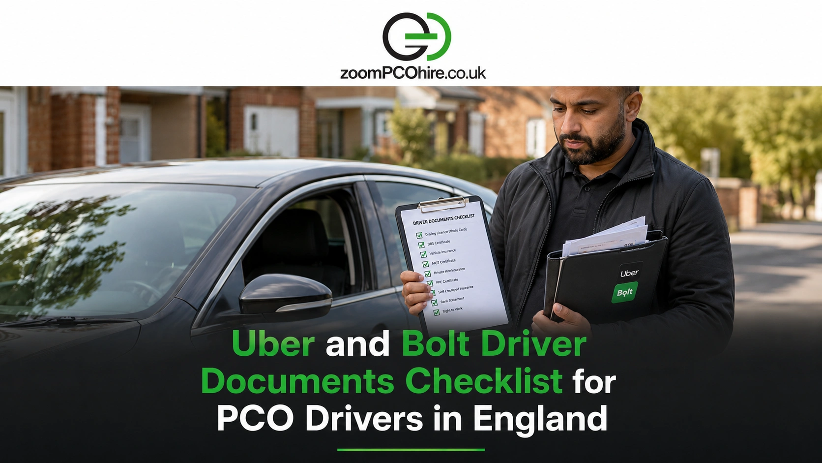 Uber & Bolt Documents Checklist for PCO Drivers