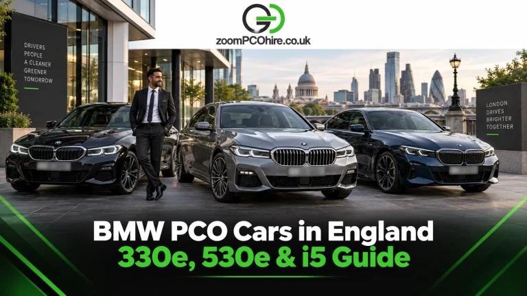 BMW PCO Cars in England: 330e, 530e & i5 Guide