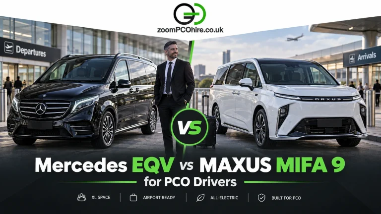 Mercedes EQV vs MAXUS MIFA 9 for PCO Drivers